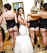 Gorgeous bride includes bridesmaids and boudoir shots
